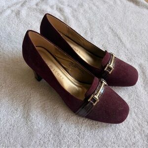Karen Scott Women's Dark Burgundy Heels